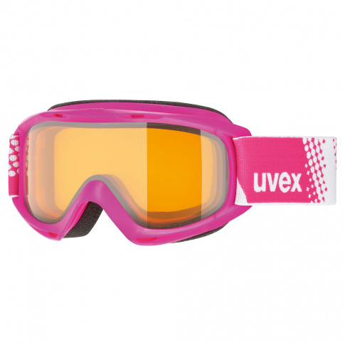 Małe gogle narciarskie Slider LGL Uvex różowe