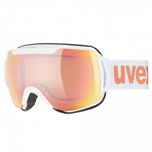 Komfortowe gogle narciarskie Downhill 2000 CV Uvex białe