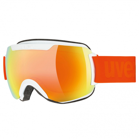 Komfortowe gogle narciarskie Downhill 2000 CV Uvex pomarańczowe
