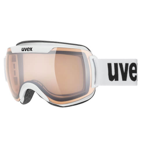 Gogle narciarskie Variomatic Downhill 2000 V Uvex białe mirror silver