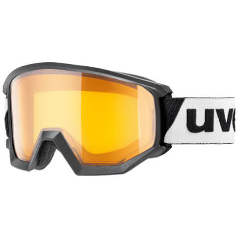 Gogle narciarskie z szybą lasergold lite Athletic LGL Uvex czarne S1