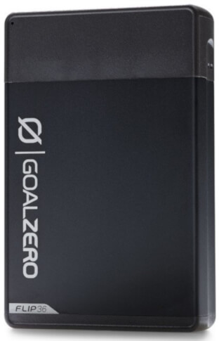 Power bank USB 10050 mAh FLIP 36 czarny Goal Zero