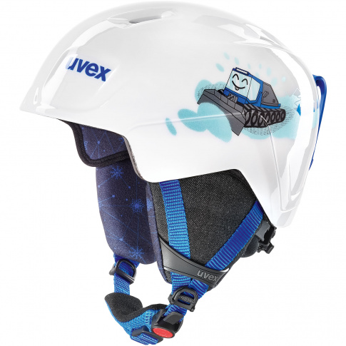 Lekki kask narciarski dla dzieci Manic Uvex biały