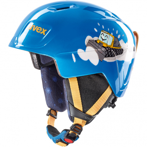 Lekki kask narciarski dla dzieci Manic Uvex niebieski