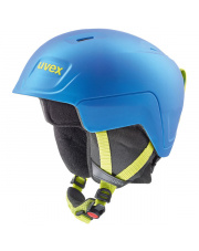 Juniorski kask narciarski Manic Pro Uvex niebieski