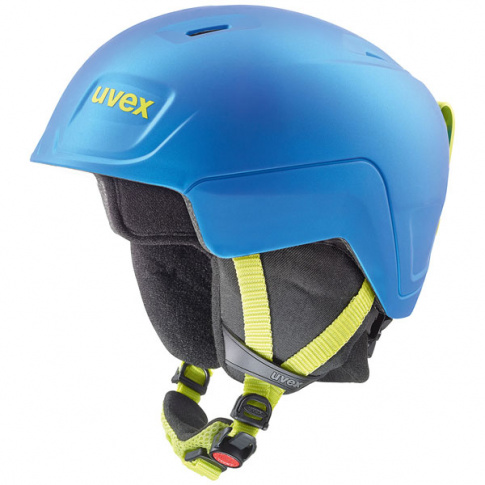 Juniorski kask narciarski Manic Pro Uvex niebieski