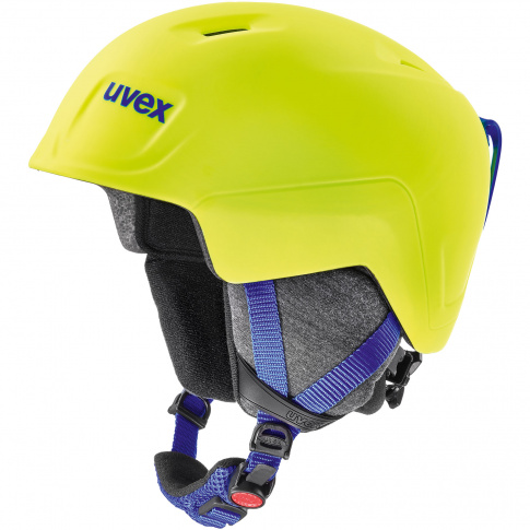 Juniorski kask narciarski Manic Pro Uvex limonkowy