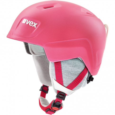 Juniorski kask narciarski Manic Pro Uvex różowy