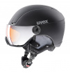 Kask narciarski z wizjerem Hlmt 400 visor style Uvex czarny