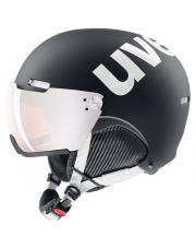 Kask na narty z wizjerem Hlmt 500 visor Uvex czarny