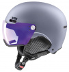 Kask narciarski z wizjerem Hlmt 500 visor V Uvex szary