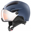 Kask sportowy z wizjerem Hlmt 600 Visor Uvex granatowy