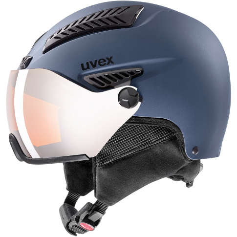 Kask sportowy z wizjerem Hlmt 600 Visor Uvex granatowy