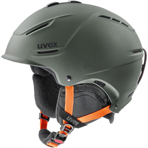 Ultralekki kask narciarski Hard Shell P1us 2.0 Uvex ciemnozielony