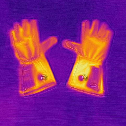 Ogrzewane rękawiczki skórzane Glovii GIB