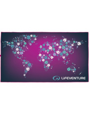 Ręcznik turystyczny szybkoschnący Soft Fibre Advance Kwiaty Lifeventure
