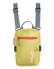 Torba podróżna na ramię Milo Akra lime green deep red
