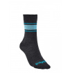 Cienkie skarpety trekkingowe Everyday Ultra Light Merino E dark grey/blue Bridgedale