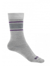 Cienkie skarpety Everyday Ultra Light Merino E dark grey/purple Bridgedale