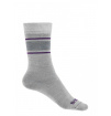 Cienkie skarpety Everyday Ultra Light Merino E dark grey/purple Bridgedale