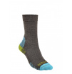 Skarpety trekkingowe Hike Light Merino Endurofil brown/lime Bridgedale