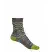 Skarpety trekkingowe Hike Light Merino Endurofil 3/4 brown/lime Bridgedale