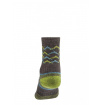 Skarpety trekkingowe Hike Light Merino Endurofil 3/4 brown/lime Bridgedale