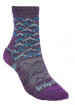 Skarpety trekkingowe Hike Light Merino Endurofil 3/4 purple/aqua Bridgedale