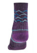 Skarpety trekkingowe Hike Light Merino Endurofil 3/4 purple/aqua Bridgedale