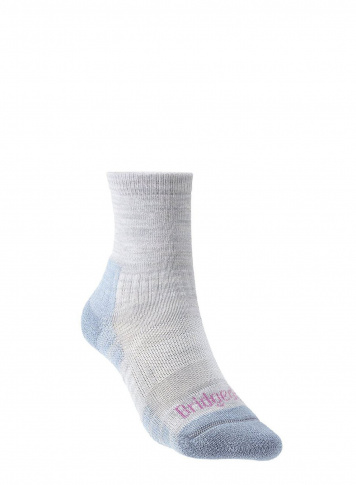 Skarpety trekkingowe Hike Light Merino Endurofil 3/4 grey/smyky blue Bridgedale