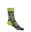 Skarpety trekkingowe Hike Mid Merino Endurofil brown/lime Bridgedale