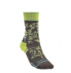 Skarpety trekkingowe Hike Mid Merino Endurofil brown/lime Bridgedale