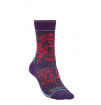 Skarpety trekkingowe Hike Mid Merino Endurofil purple/pink Bridgedale