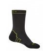Wodoodporne skarpety StormSock Light Ankle dark grey/lime Bridgedale