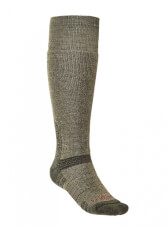 Długie skarpety trekkingowe Explorer Heavy Merino Endurofil Knee olive Bridgedale