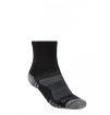 Skarpety trekkingowe Hike Light Merino Endurofil 3/4 black/silver Bridgedale