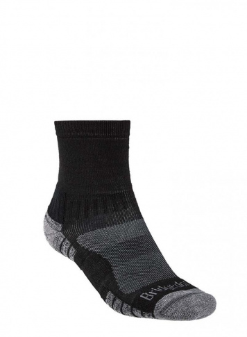 Skarpety trekkingowe Hike Light Merino Endurofil 3/4 black/silver Bridgedale