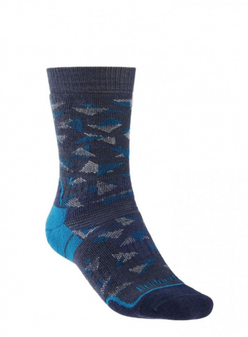 Skarpety termoaktywne Hike Mid Merino Endurance denim/blue Bridgedale