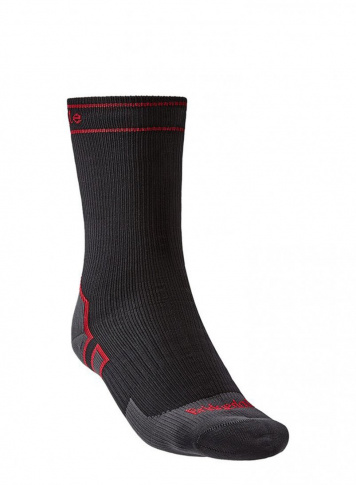 Skarpety wodoodporne StormSock Heavy Boot black/red Bridgedale