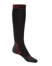 Skarpety wodoodporne StormSock Heavy Knee black/red Bridgedale