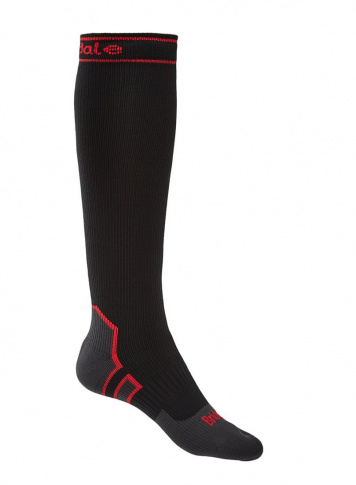 Skarpety wodoodporne StormSock Heavy Knee black/red Bridgedale