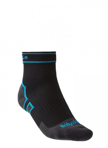 Skarpety wodoodporne StormSock Mid Ankle black/blue Bridgedale