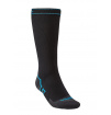 Skarpety trekkingowe wodoodporne StormSock Mid Knee black/blue Bridgedale