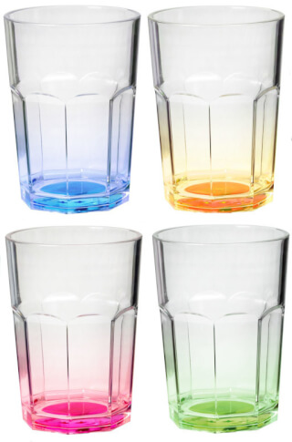 Zestaw turystycznych szklanek Octaglass Color 0,3 l Brunner