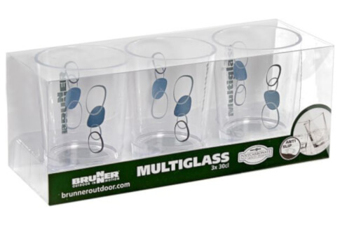 Zestaw szklanek nietłukących Set Multiglass SAN Cascade Brunner