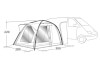 Przystawka do kampera Milestone Pro Air Tall Outwell