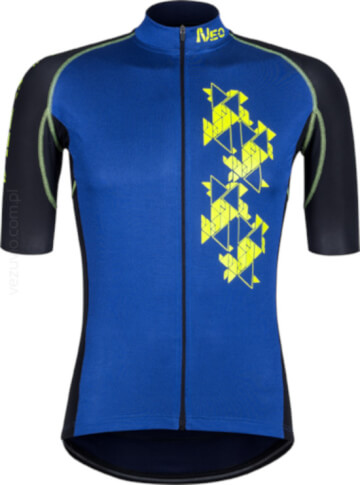 Koszulka na rower Vezuvio Neo Metalic Blue