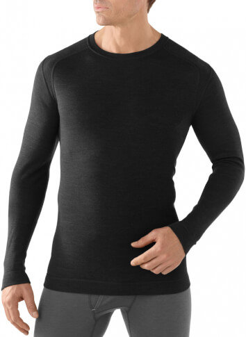 Bluzka 100% merino M'S Merino 250 Baselayer Crew Smartwool czarna