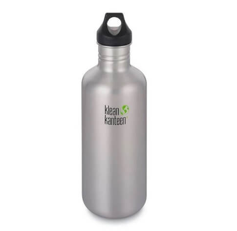 Butelka turystyczna Classic mit Loop Cap Brushed Stainless 1182ml Klean Kanteen