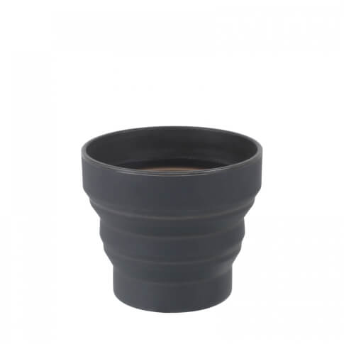 Składany kubek Silicone Ellipse FlexiMug Graphite Lifeventure